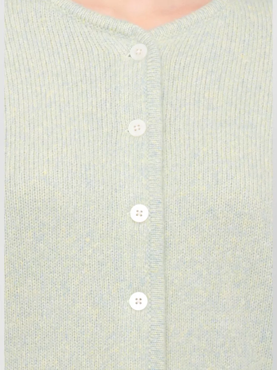 Guest In Residence Cashmere Silk Ribbed Cardigan