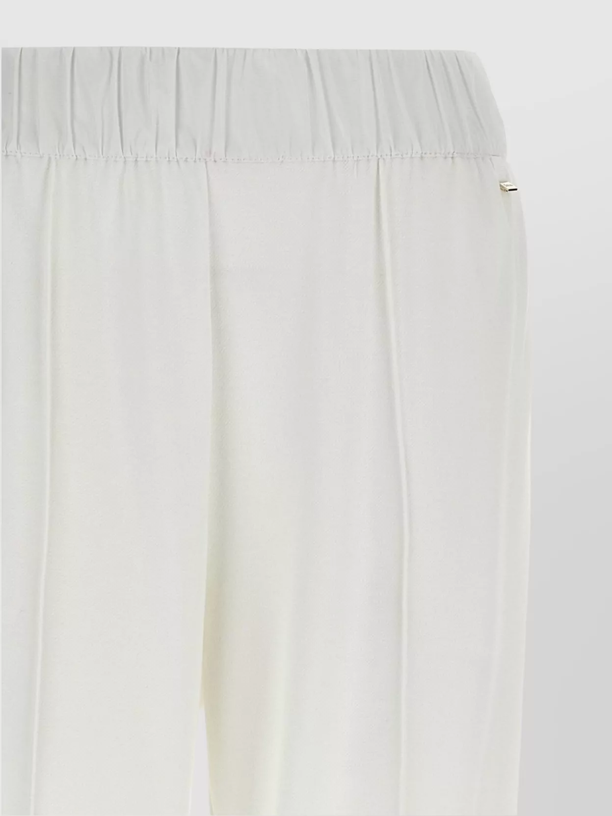 Herno Elastic Waistband Cuffed Hem Side Pockets Trousers