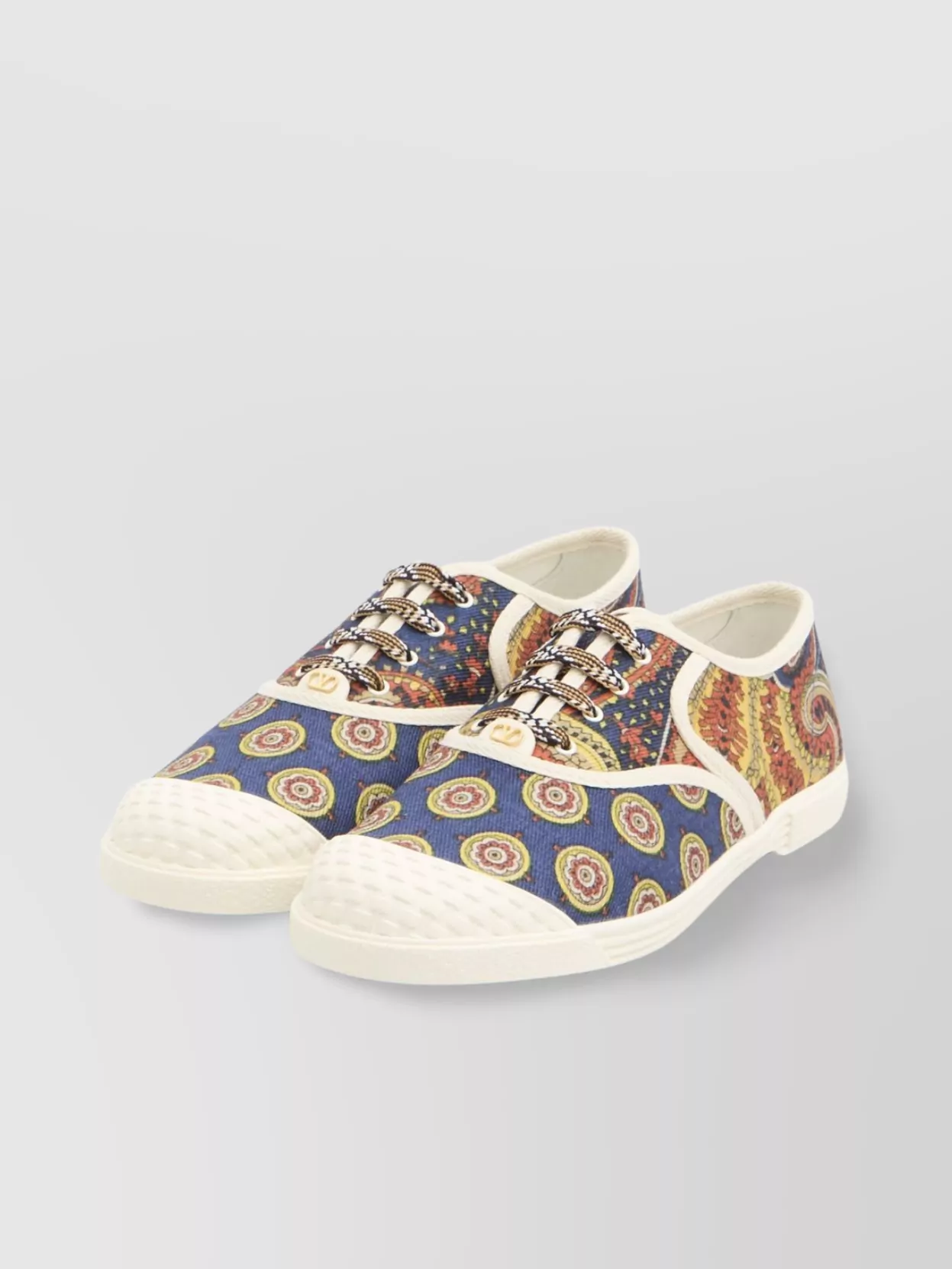 Valentino Garavani Imaginary Journey Leather Sneakers