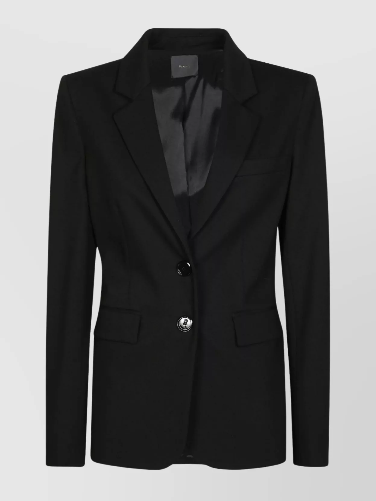 Pinko Fabric Point Jacket Back Vent In Black