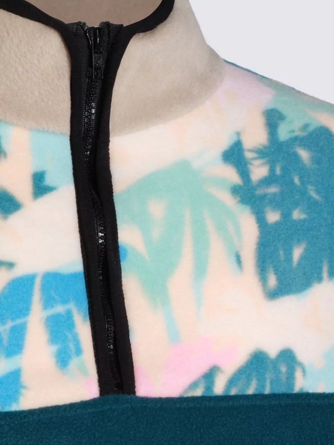 Mauna Kea Modern Color Block Jacket Drawstring Hem