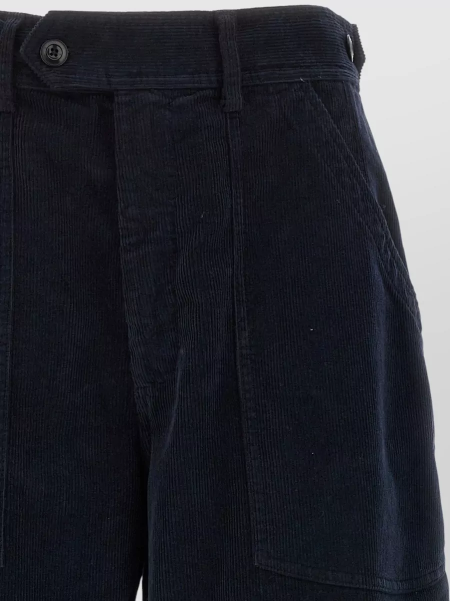 Cellar Door Corduroy Wide-Leg Trousers