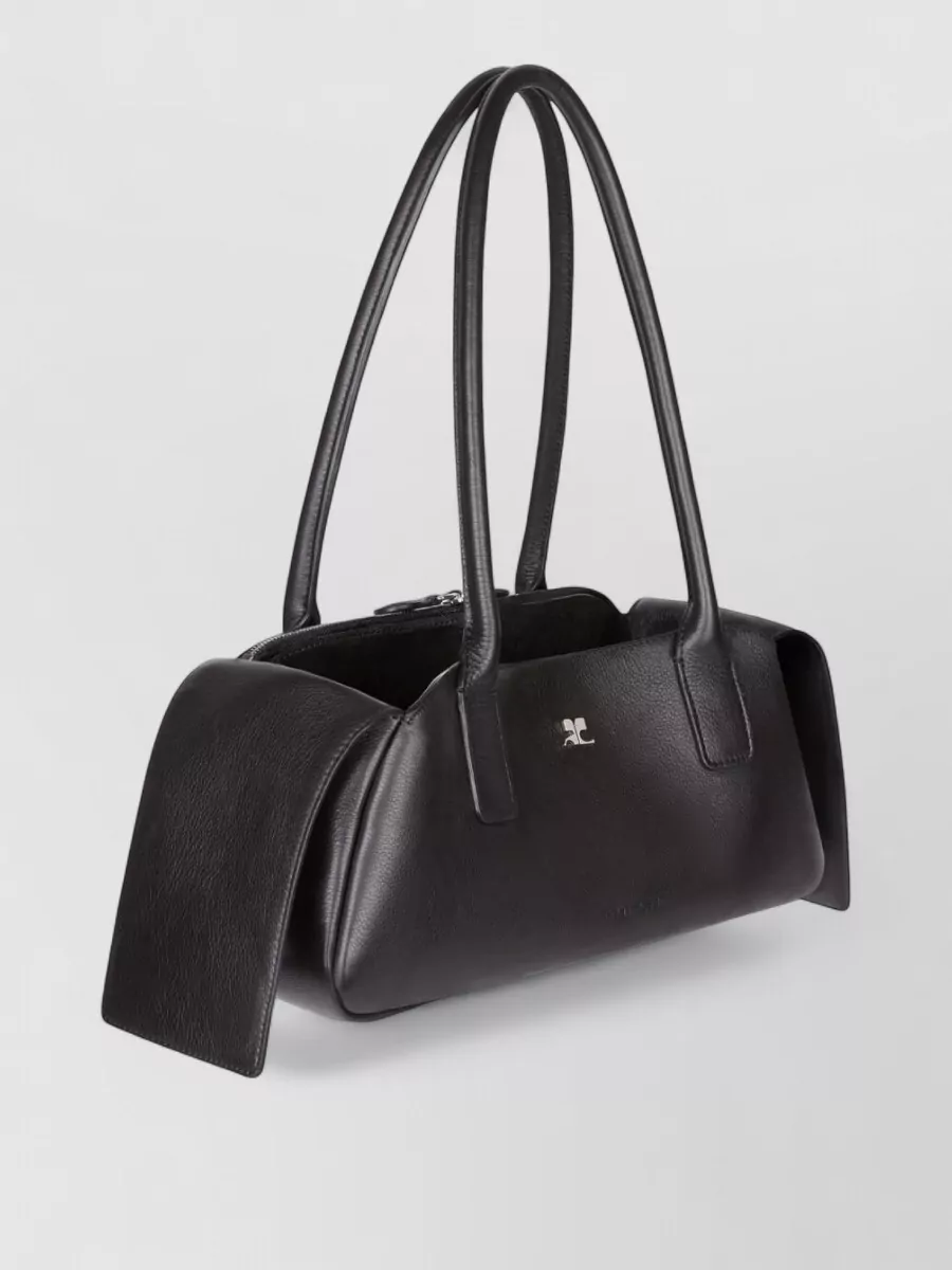 Courrèges Leather Shoulder Bag