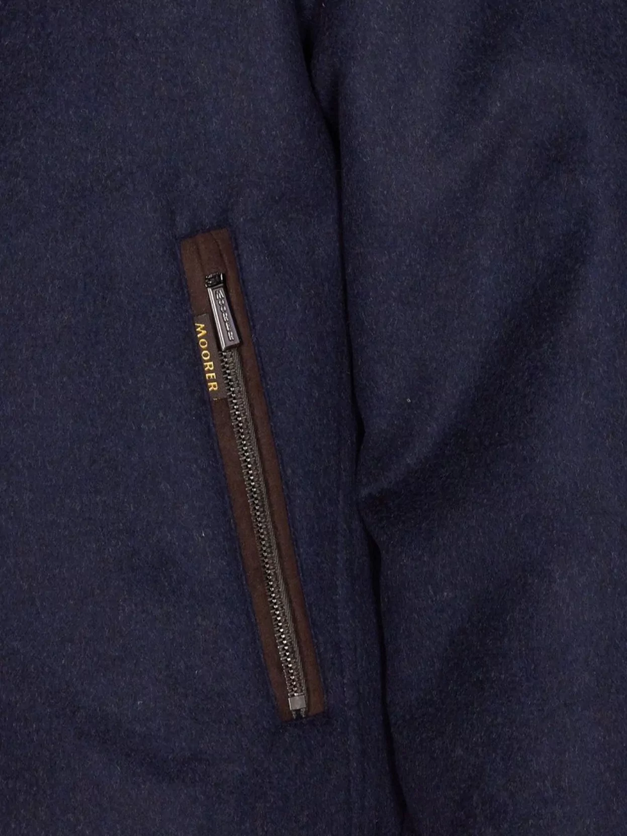 Moorer High Neck Padded Jacket Pockets