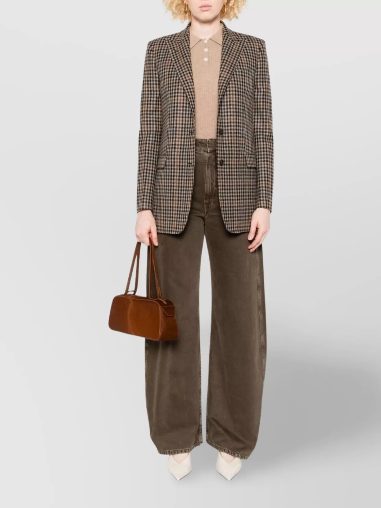 Tagliatore Checked Pattern Wool Jacket Front Pockets In Multi