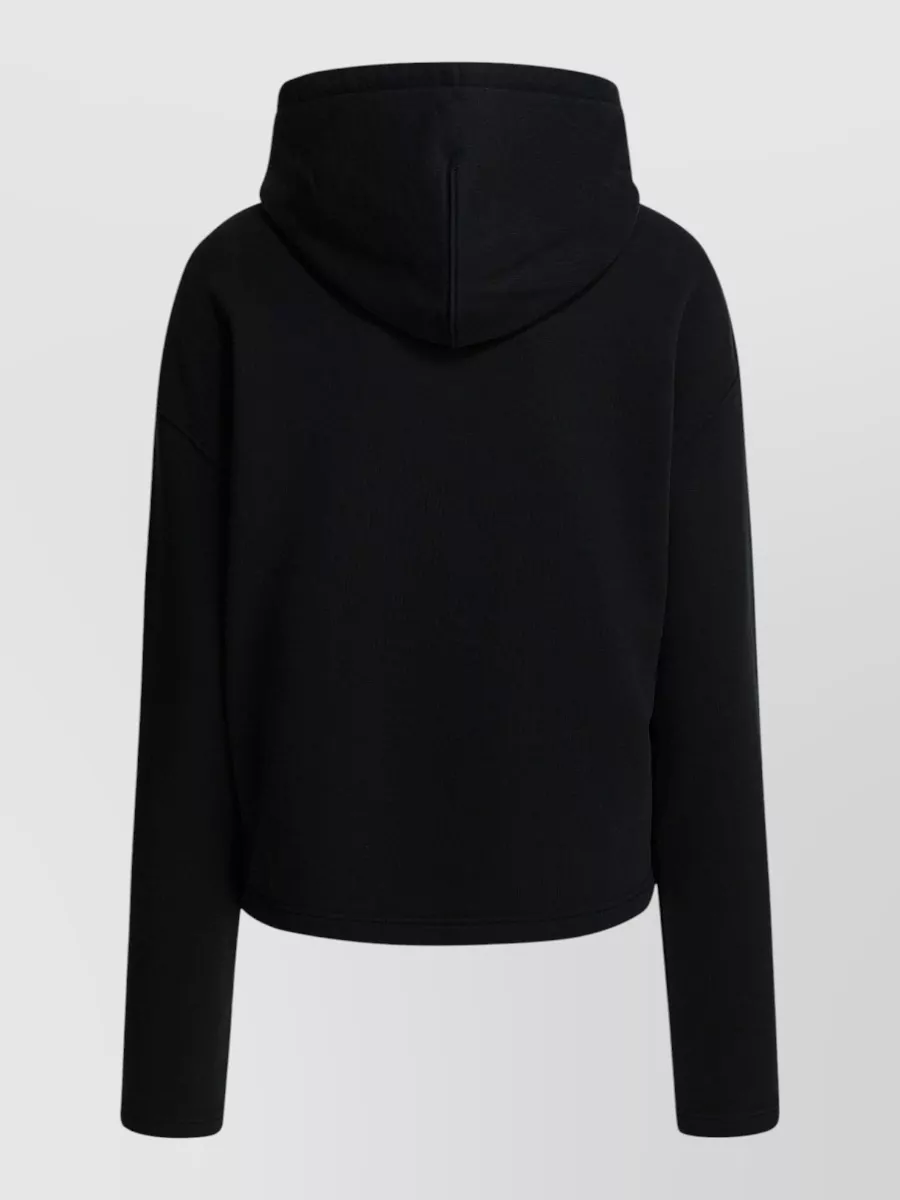 Ami Paris Hooded Sweatshirt Drawstring Hood Kangaroo Pocket