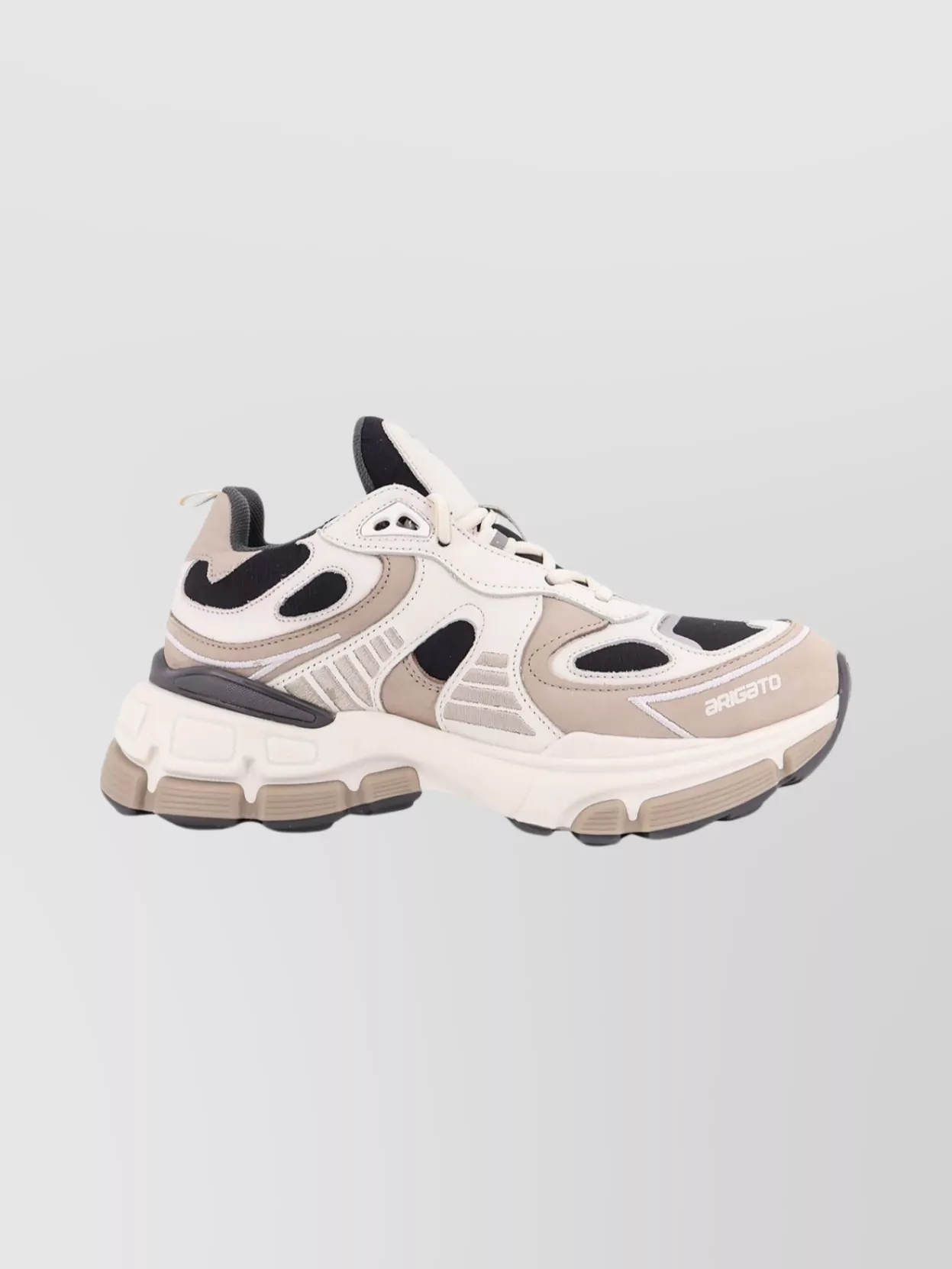 Axel Arigato Low-top Suede Leather Sneakers With Chunky Sole In Multi