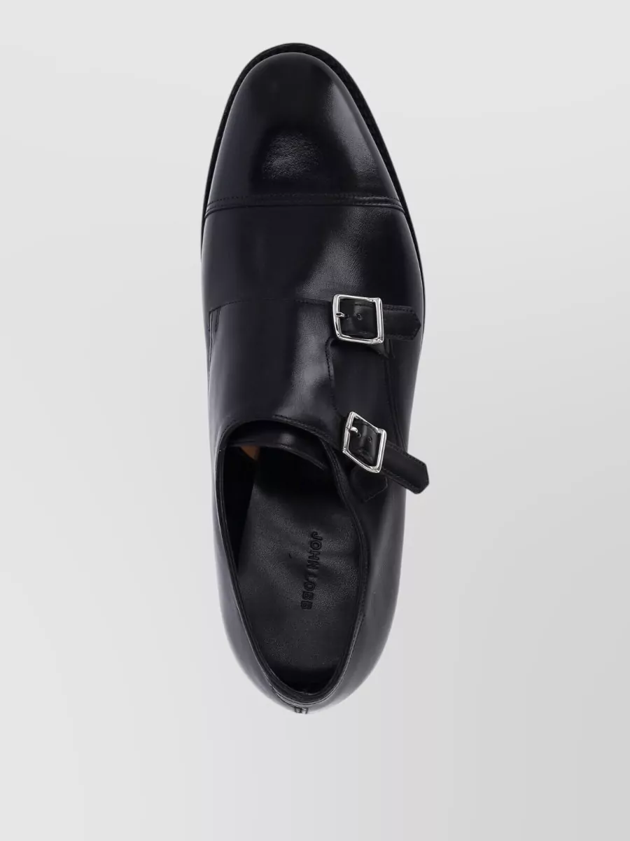 John Lobb Leather Monk Shoes
