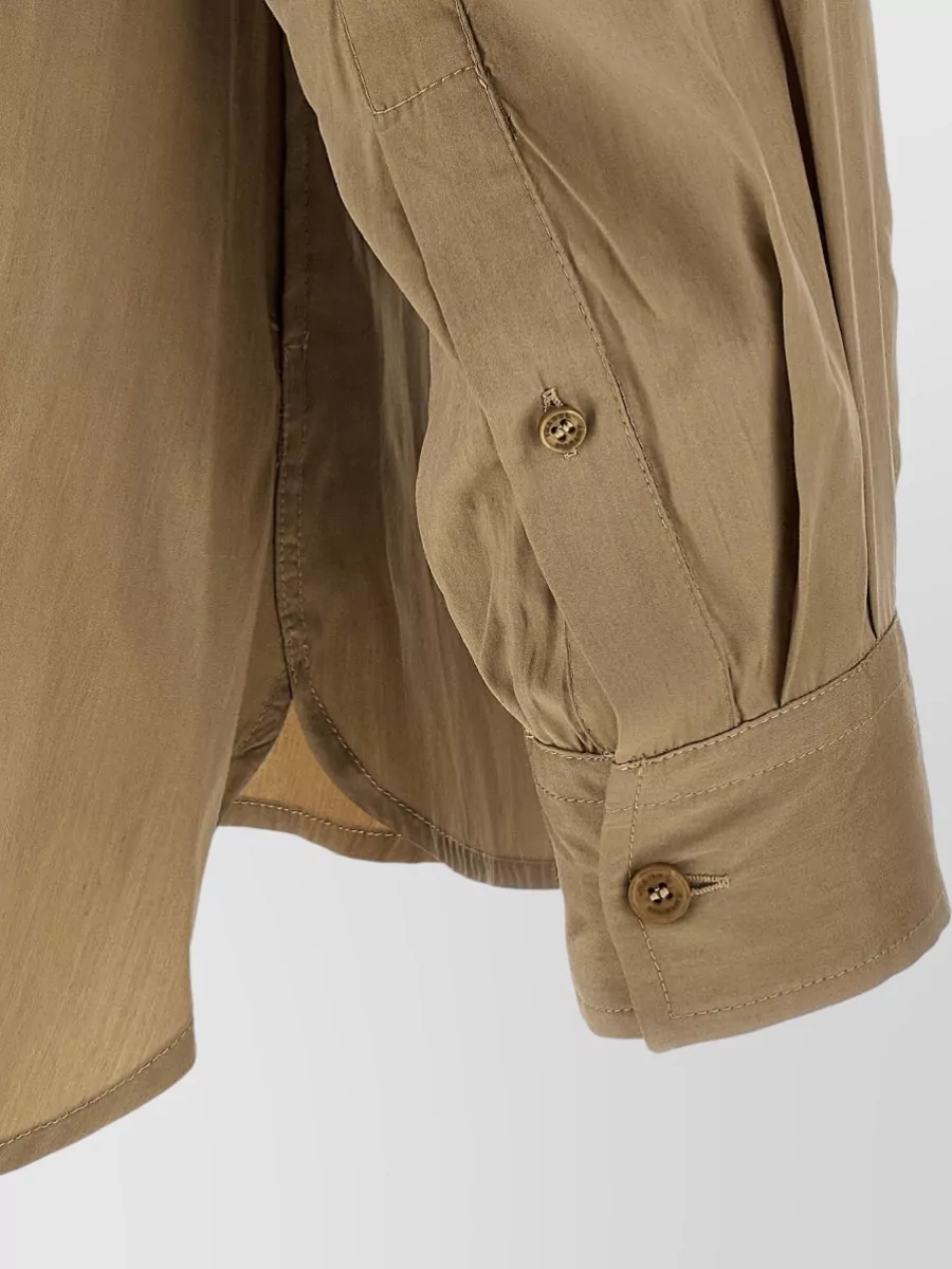 Isabel Marant Satin V-Neck Wrap Blouse