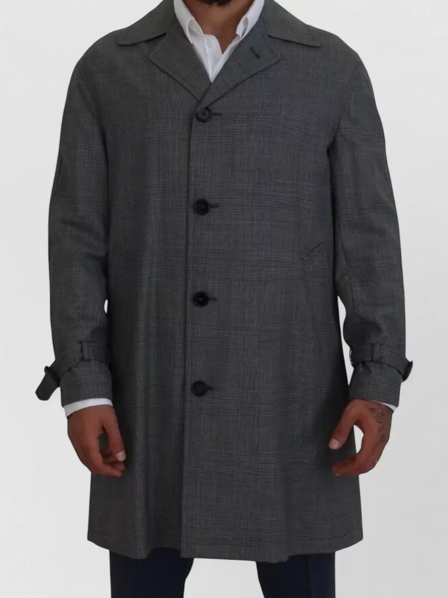 Dolce&Gabbana Wool checked single breasted coat