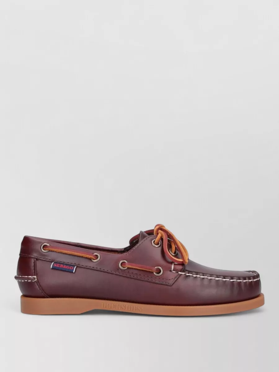 Sebago Leather Lace-Up Loafers