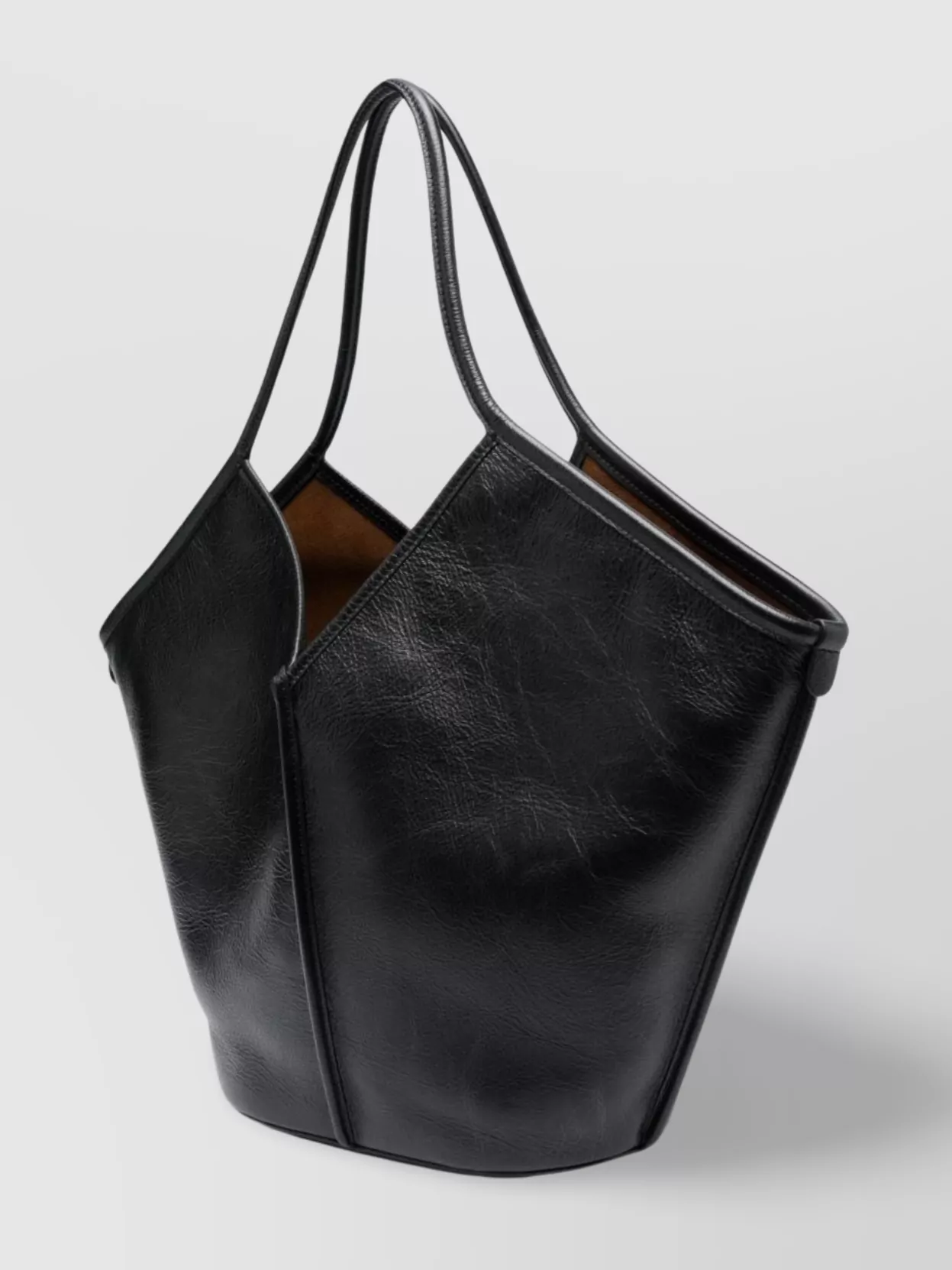 Hereu Leather Cutout Tote Bag