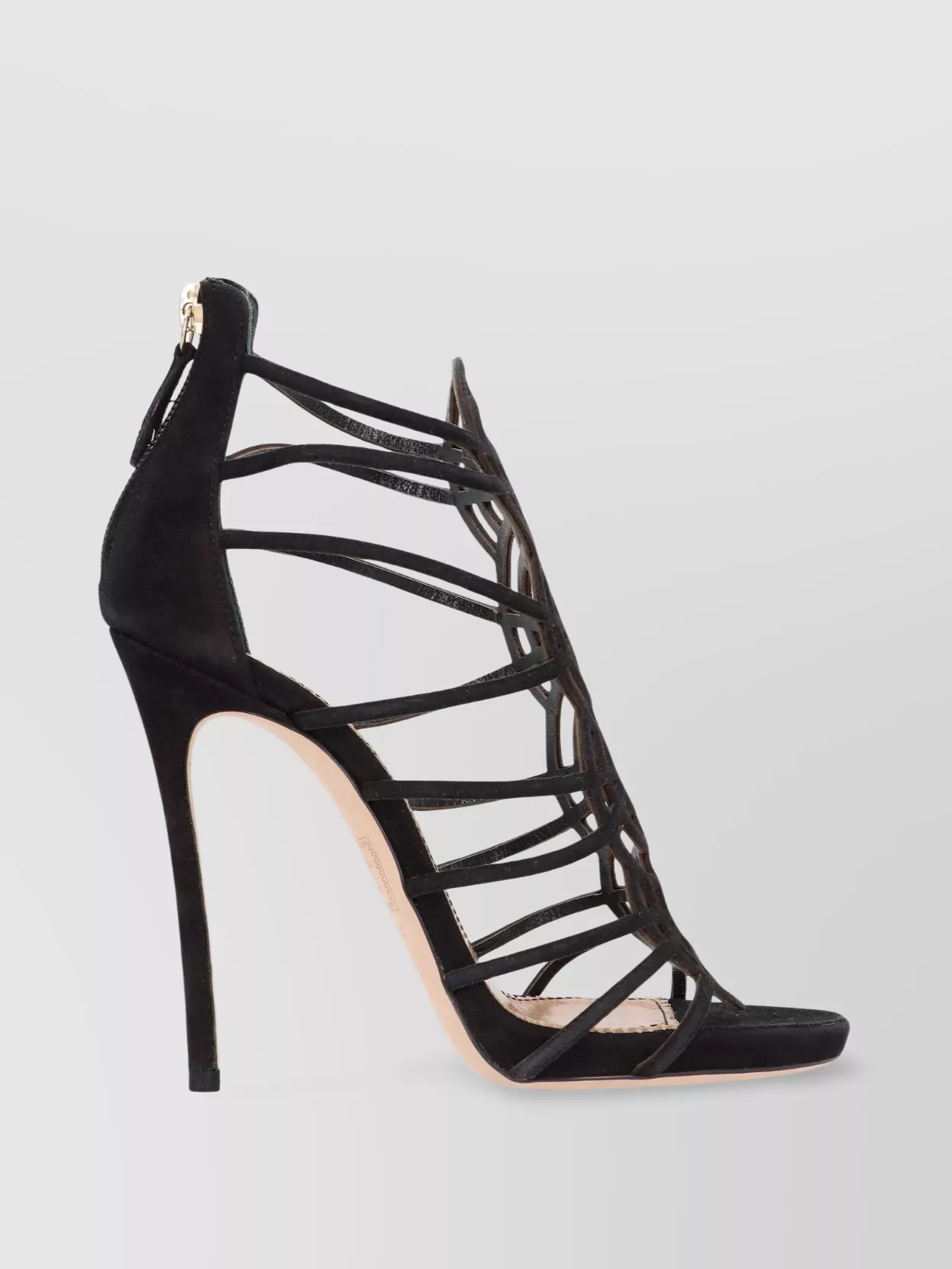 Dsquared2 Suede Stiletto Heel Sandals With Cut-Out Design