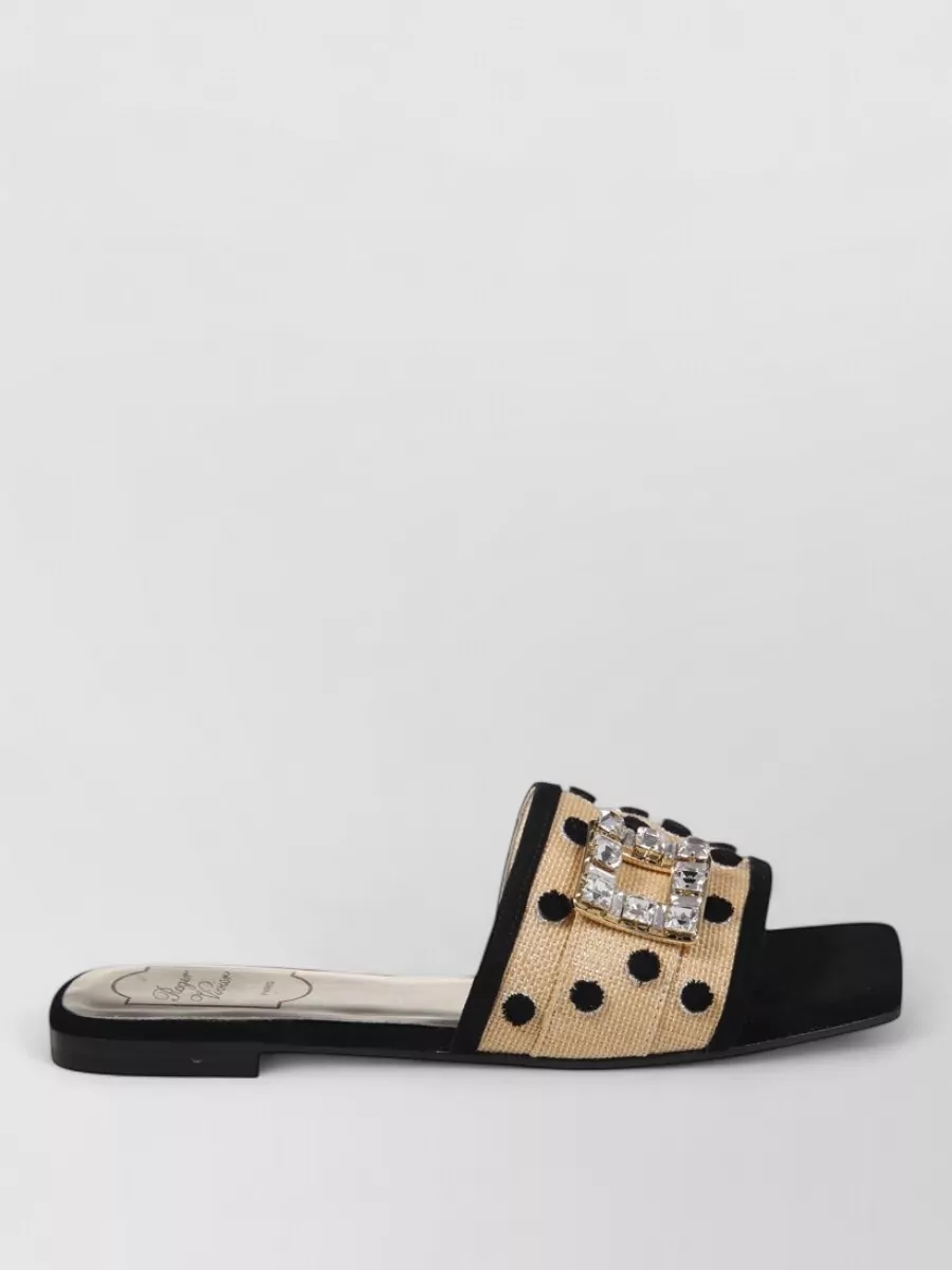 Roger Vivier Leather Slides