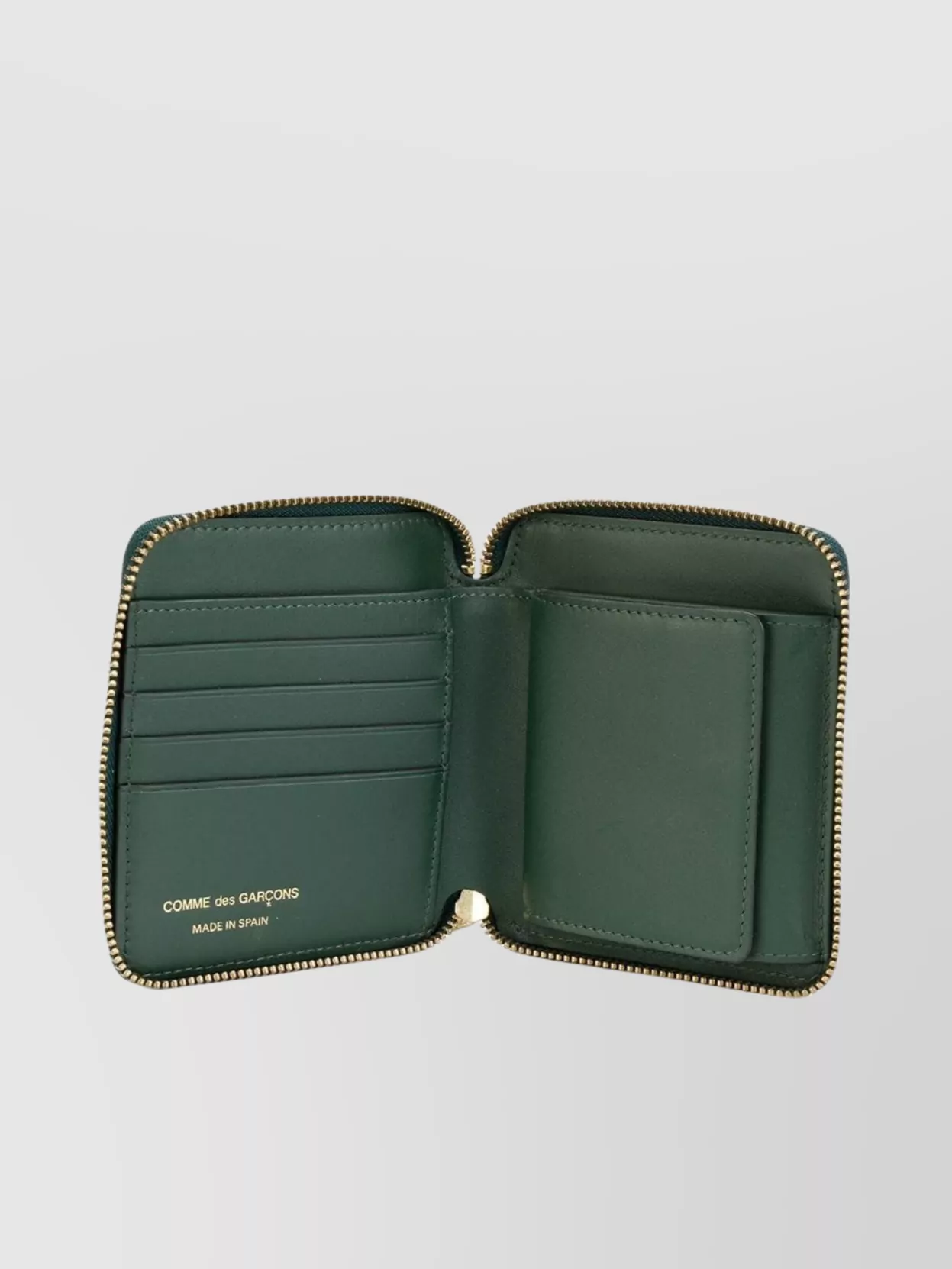 Comme Des Garçons Zip-Around Wallet With Coin Pocket And Card Slots