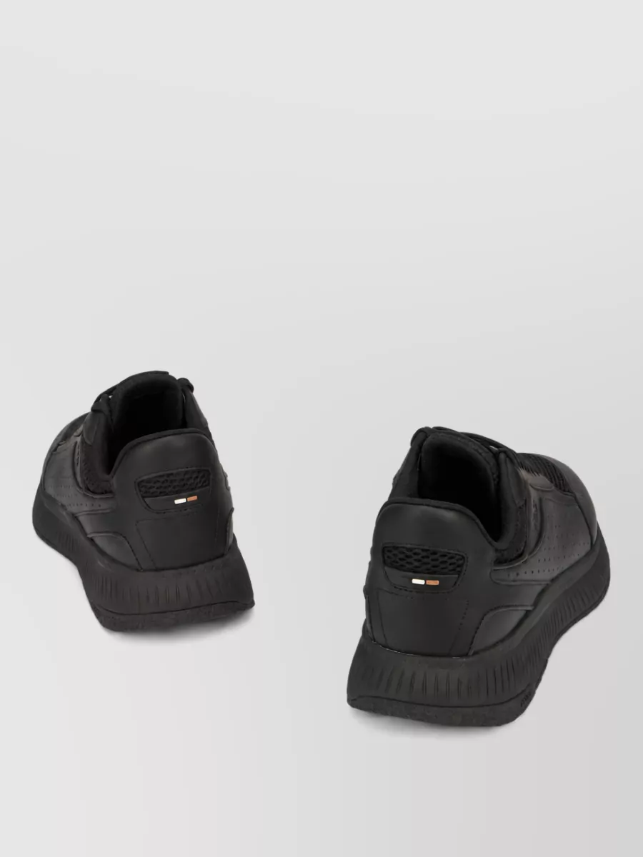 Boss Calfskin Low-Top Sneakers