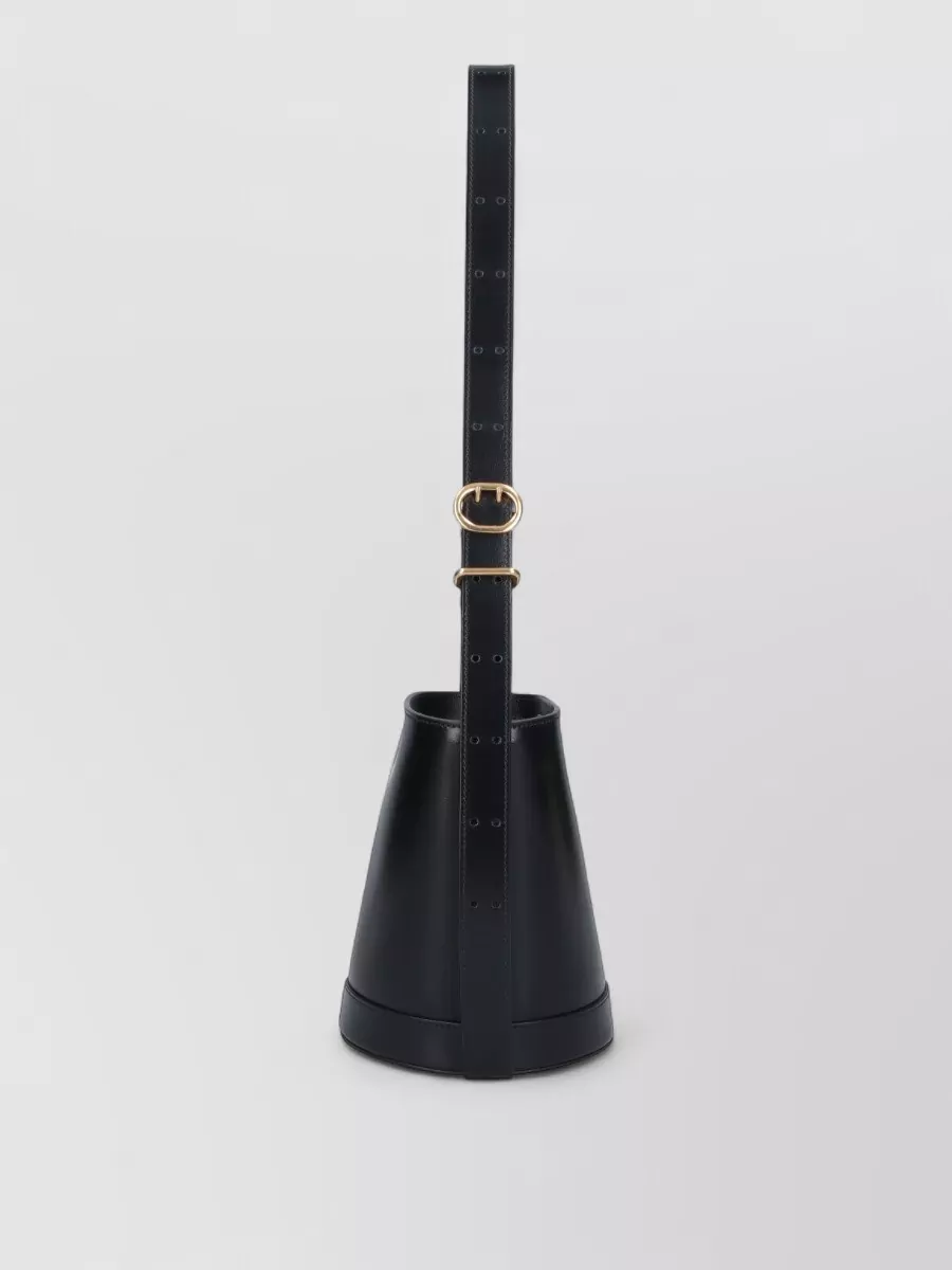 Jil Sander Modern Bucket Shoulder Bag With Adjustable Strap