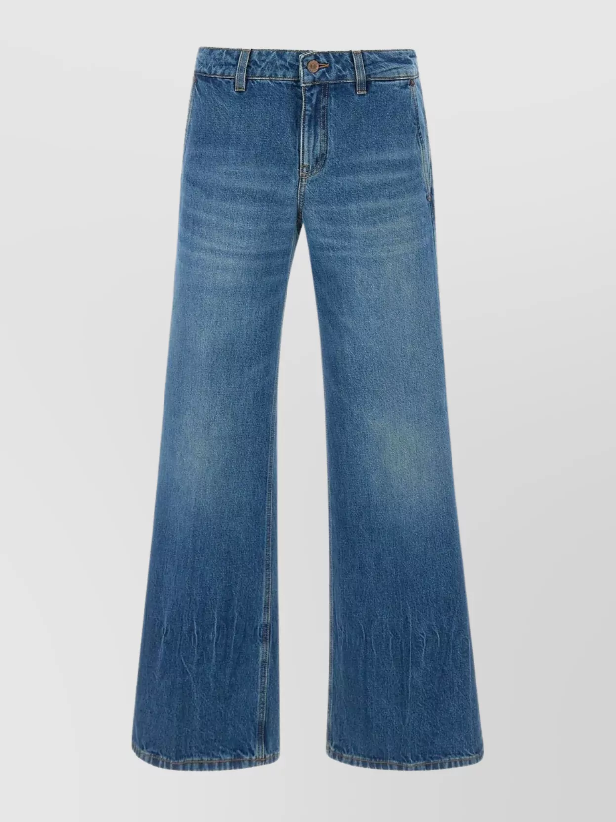 Victoria Beckham Low Rise Flare Denim Jeans