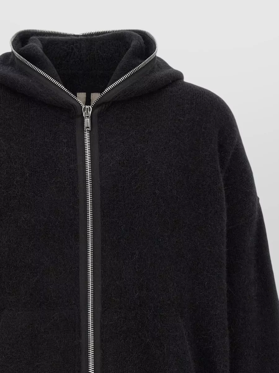 Rick Owens Wool Hooded Jacket