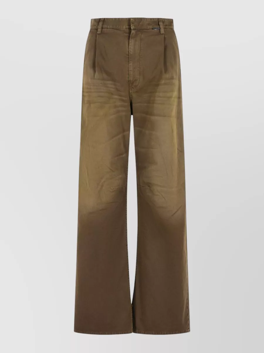 Mm6 Maison Margiela Denim Wide-Leg Trousers