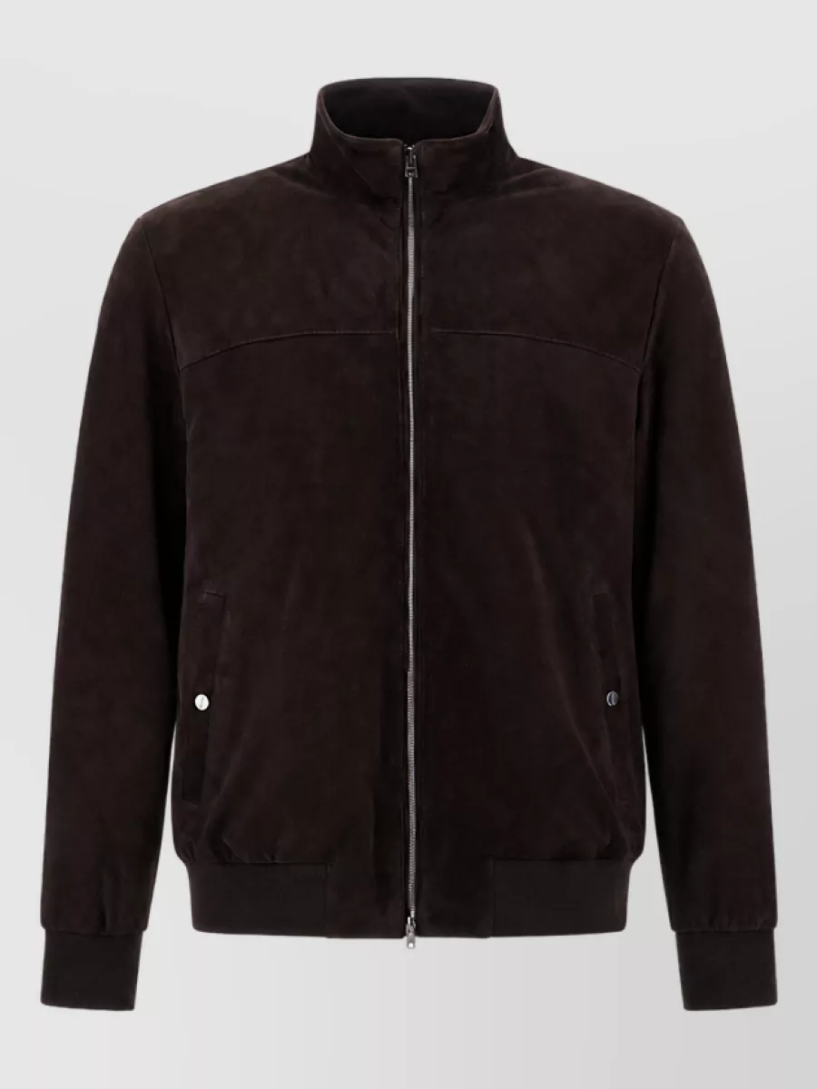 Herno leather blazer