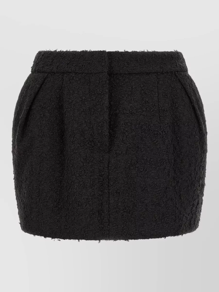 Magda Butrym Bouclé high-rise mini skirt