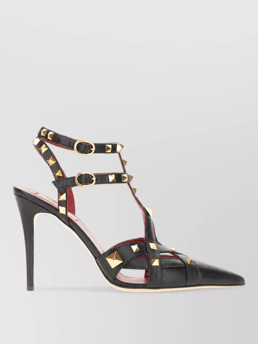 Valentino Garavani Leather Studded Pumps