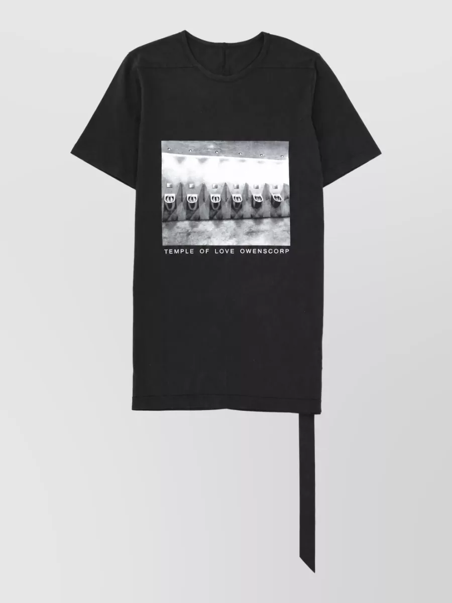 Rick Owens Drkshdw Level T Regular Fit Crew Neck T-Shirt