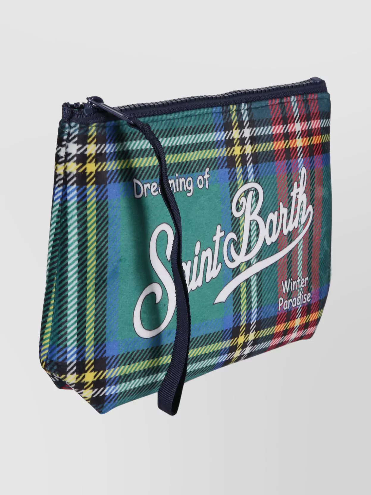 Mc2 Saint Barth Rectangular Printed Design Clutch Bag With Strap