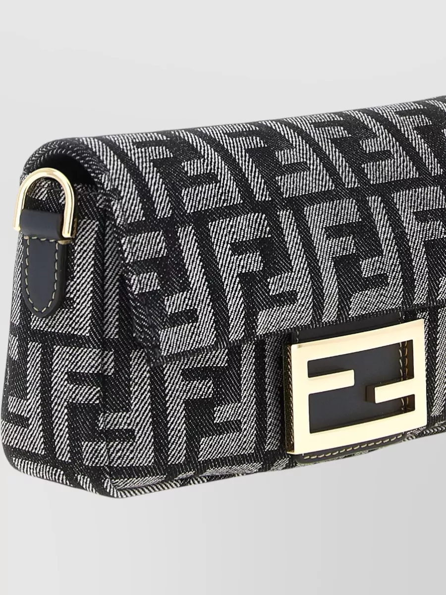 Fendi Mini Handbag With Top Handle And Chain Strap