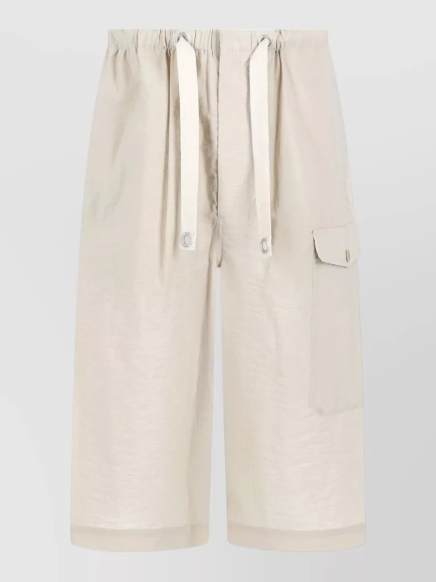 Lemaire cotton cargo shorts