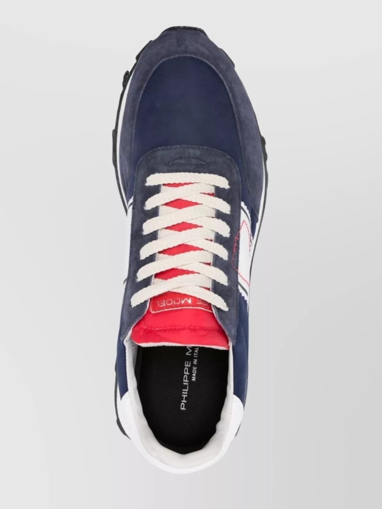 Philippe Model Suede Panels Low Top Sneakers