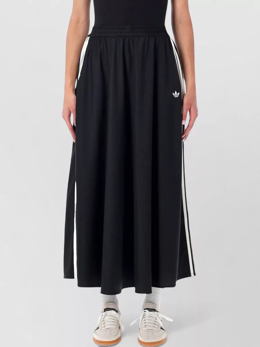 Adidas Originals recycled polyester wide-leg midi skirt