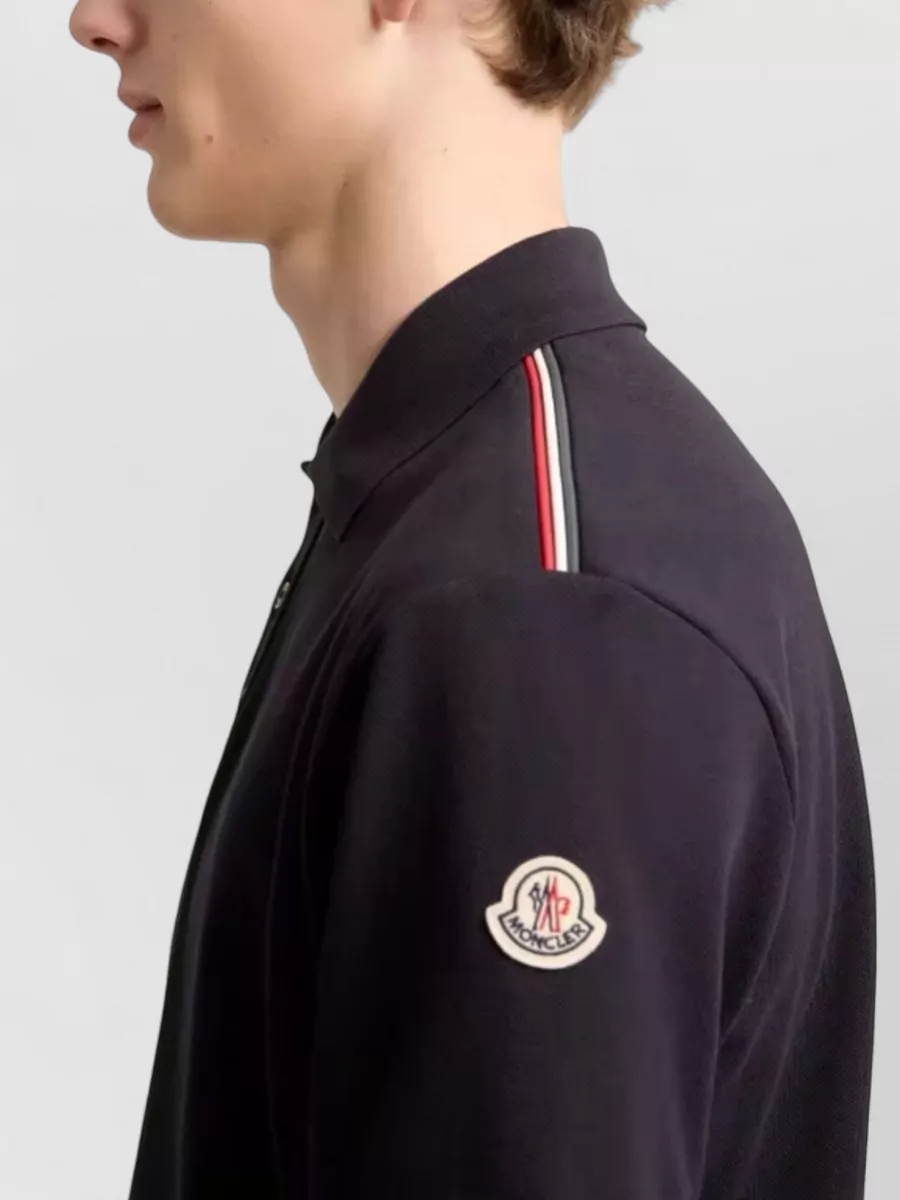 Moncler Cotton Short-Sleeve Polo Shirt