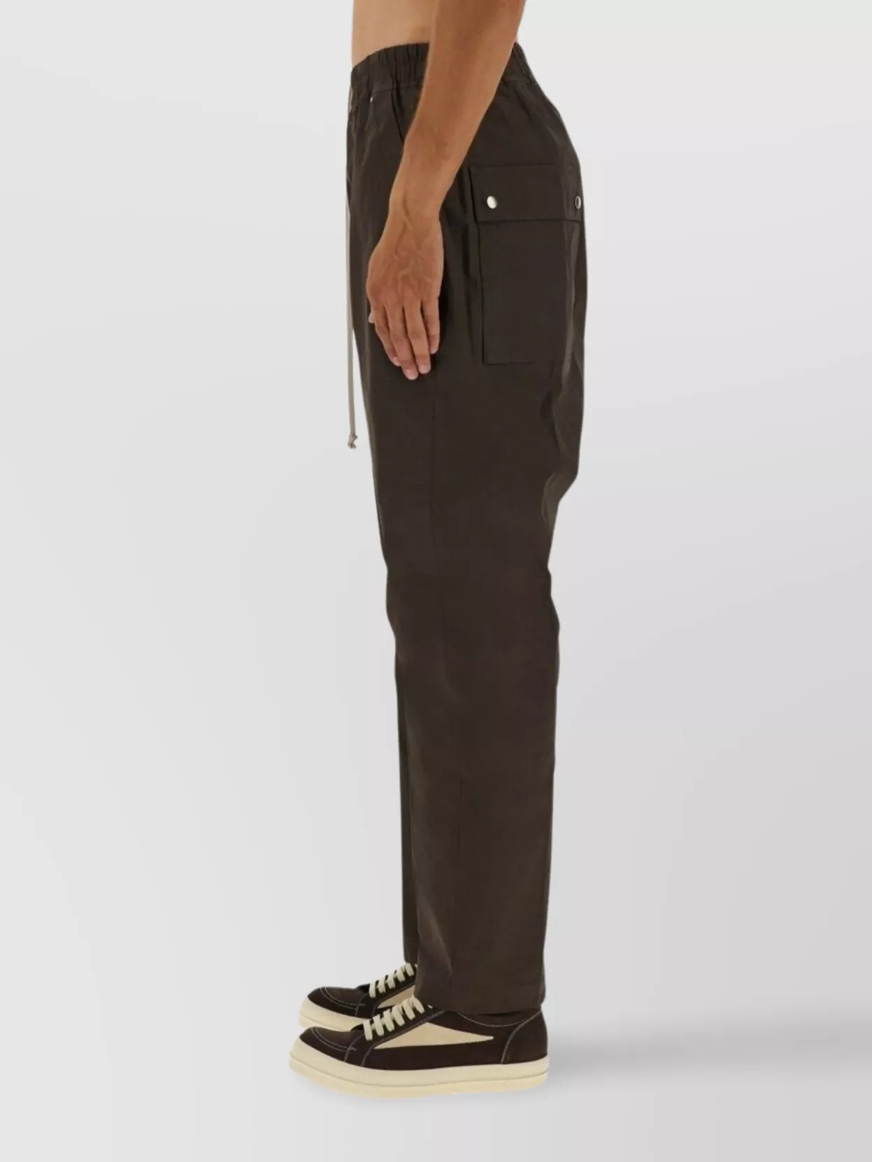 Rick Owens Trousers With Tapered Leg And Pockets