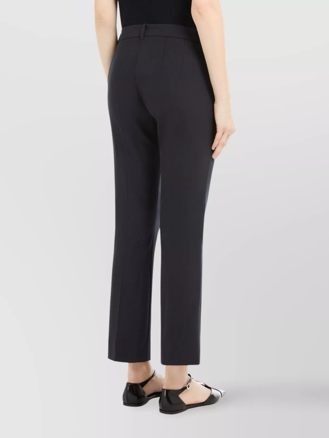 Max Mara Fatina Slim-fit Stretch Cotton And Viscose Trousers