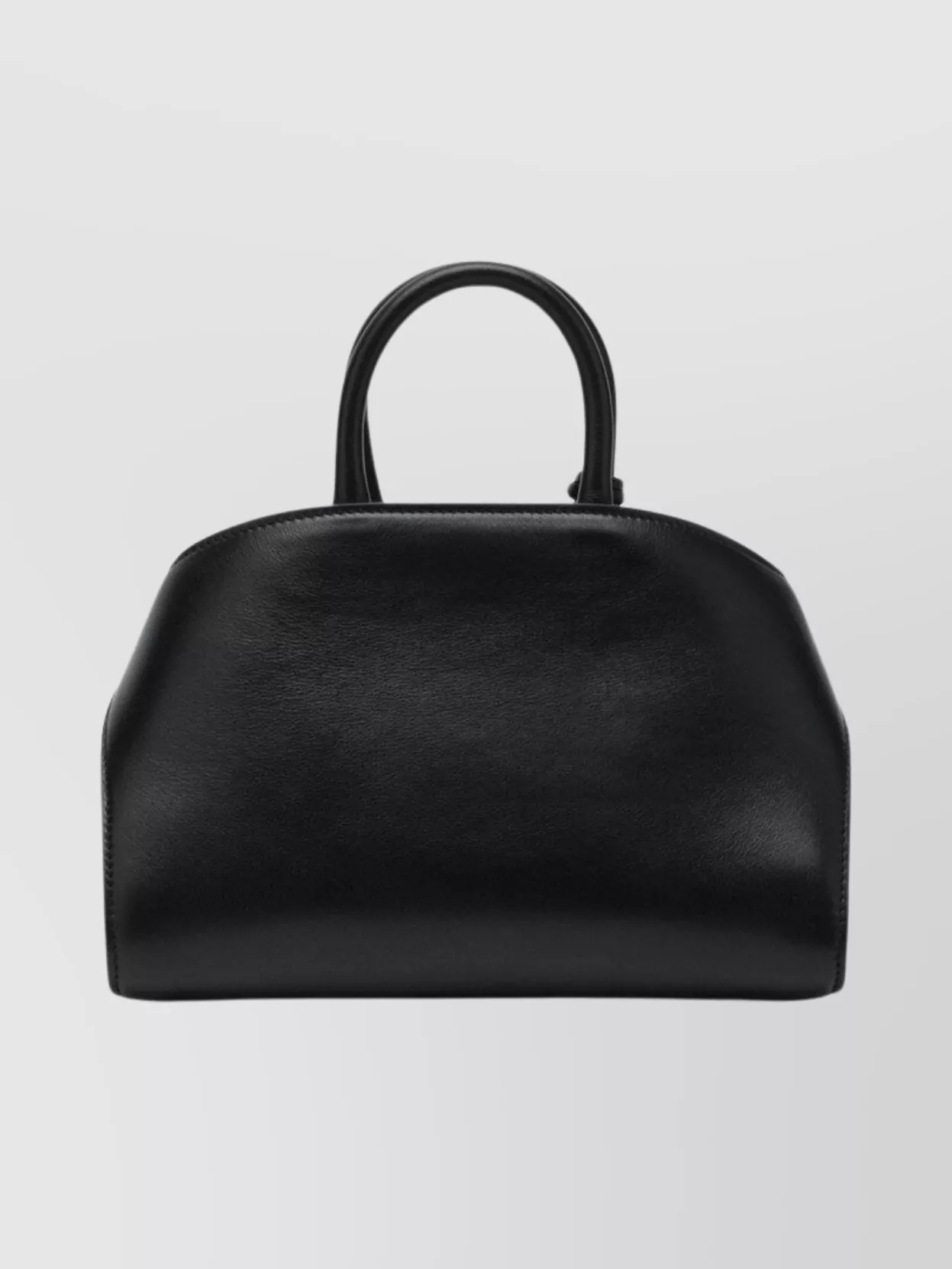 Ferragamo Mini Structured Leather Handbag Detachable Tag