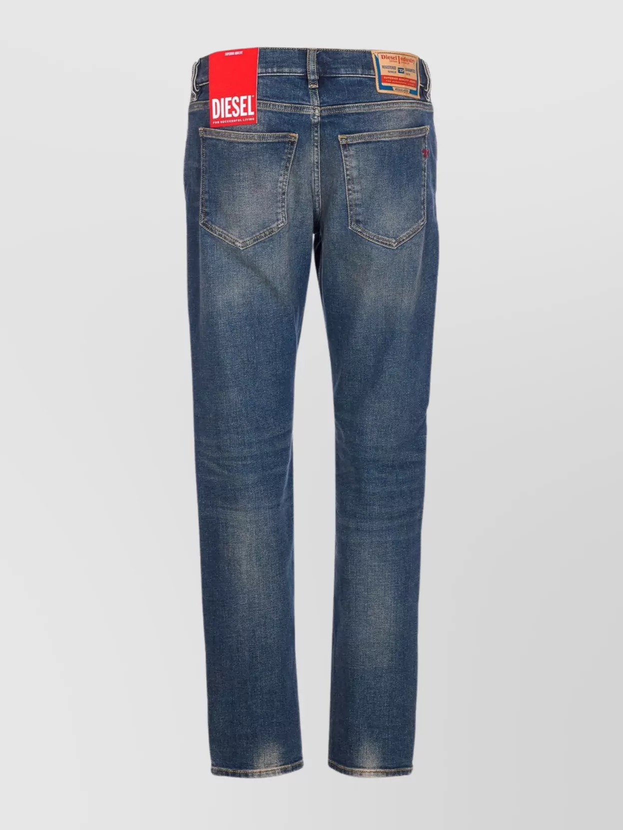 Diesel Slim Fit Trousers Five Pockets In Blue