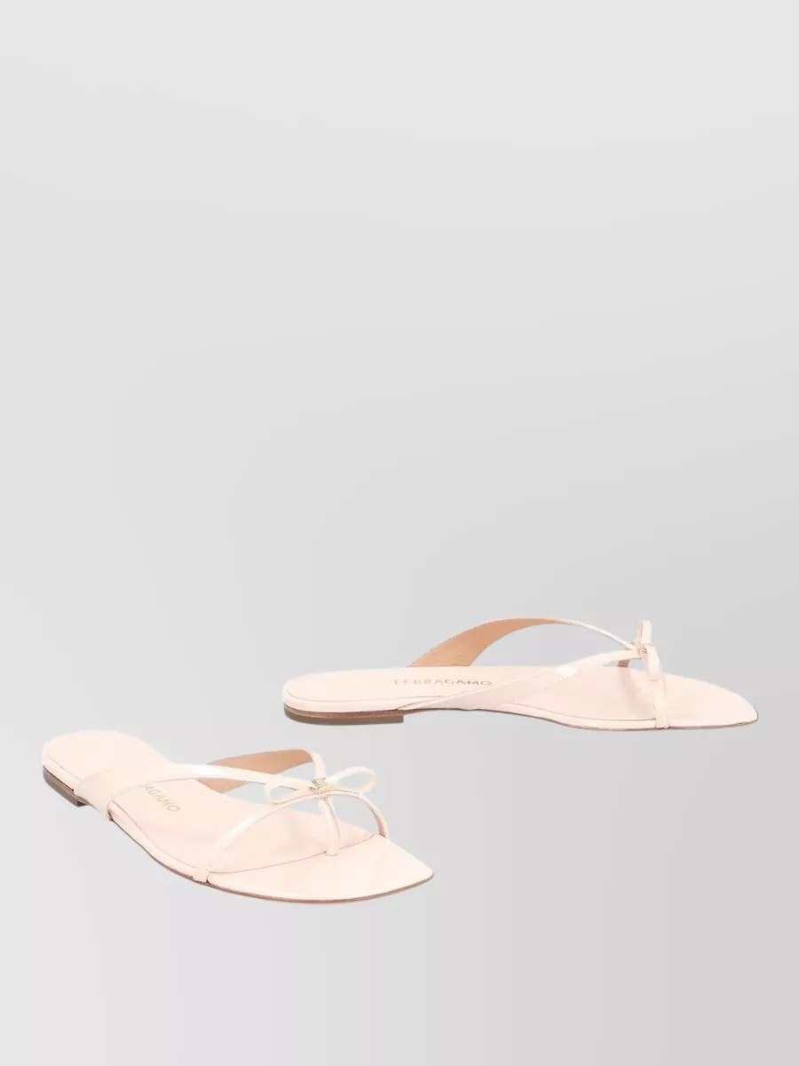 Ferragamo Leather Flip-Flops