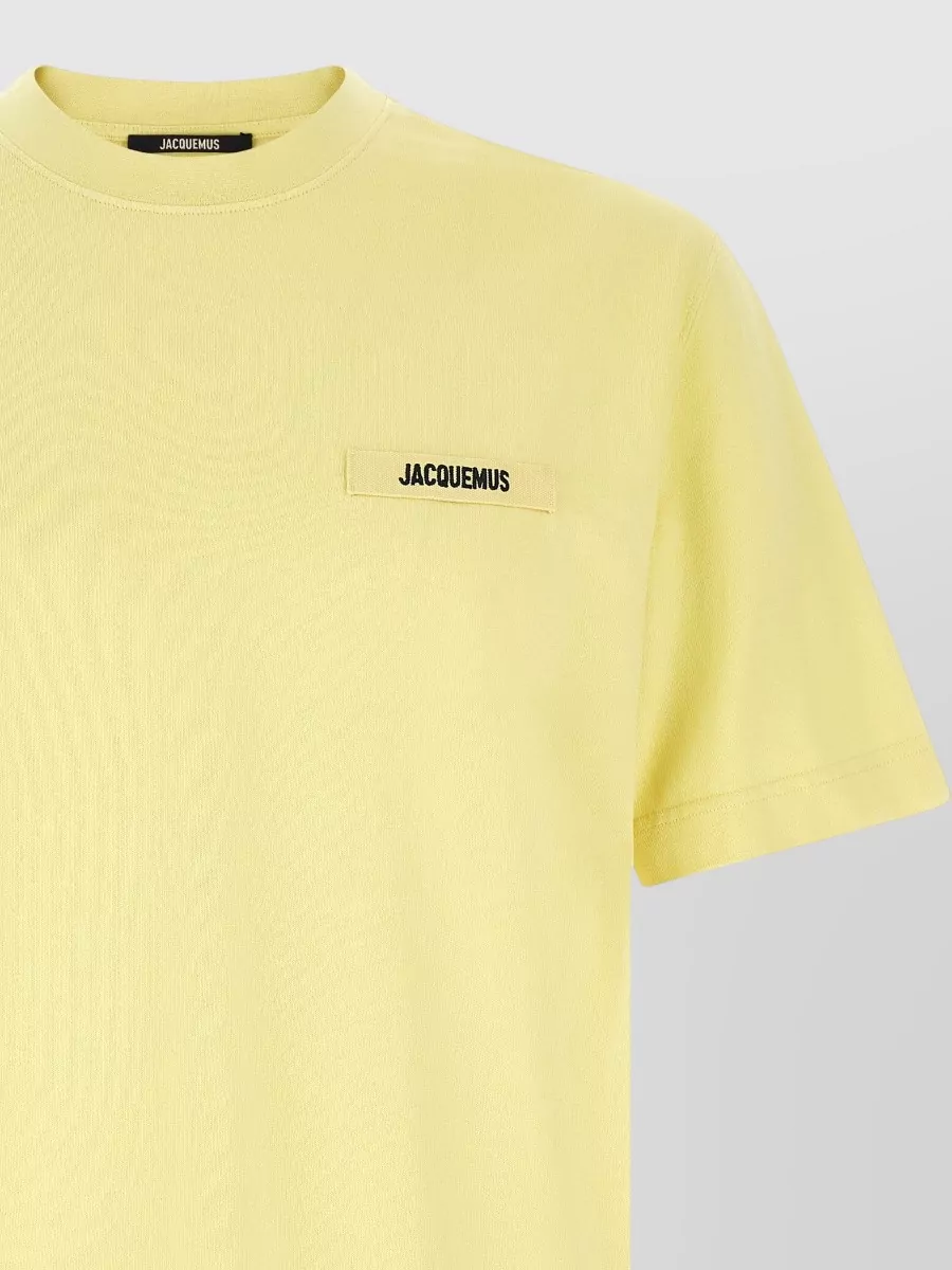 Jacquemus Ribbed Crew-Neck Short-Sleeve T-Shirt