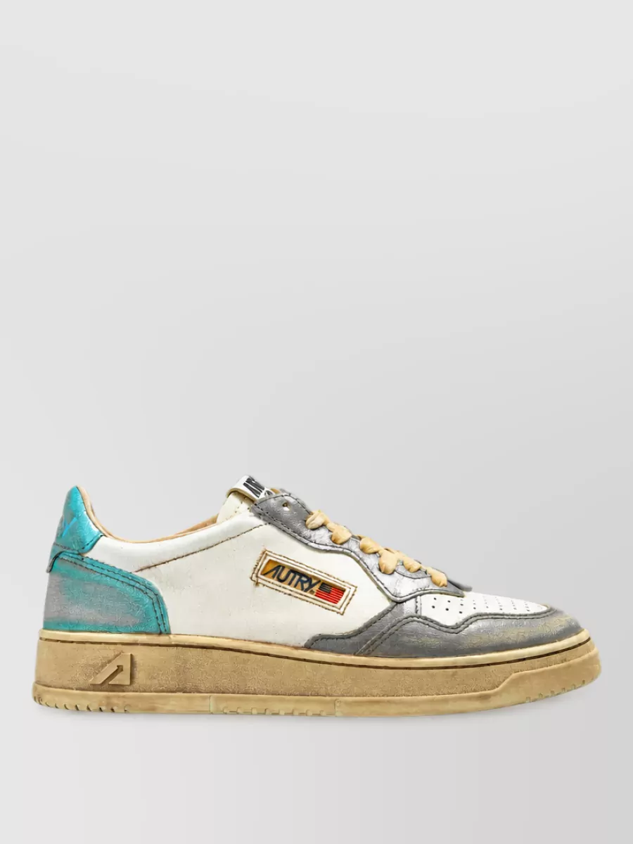 Autry Leather Lace-Up Sneakers
