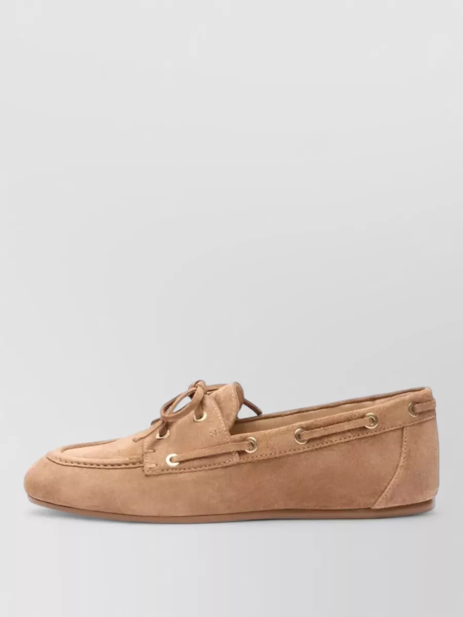 Stuart Weitzman Suede Leather Loafers