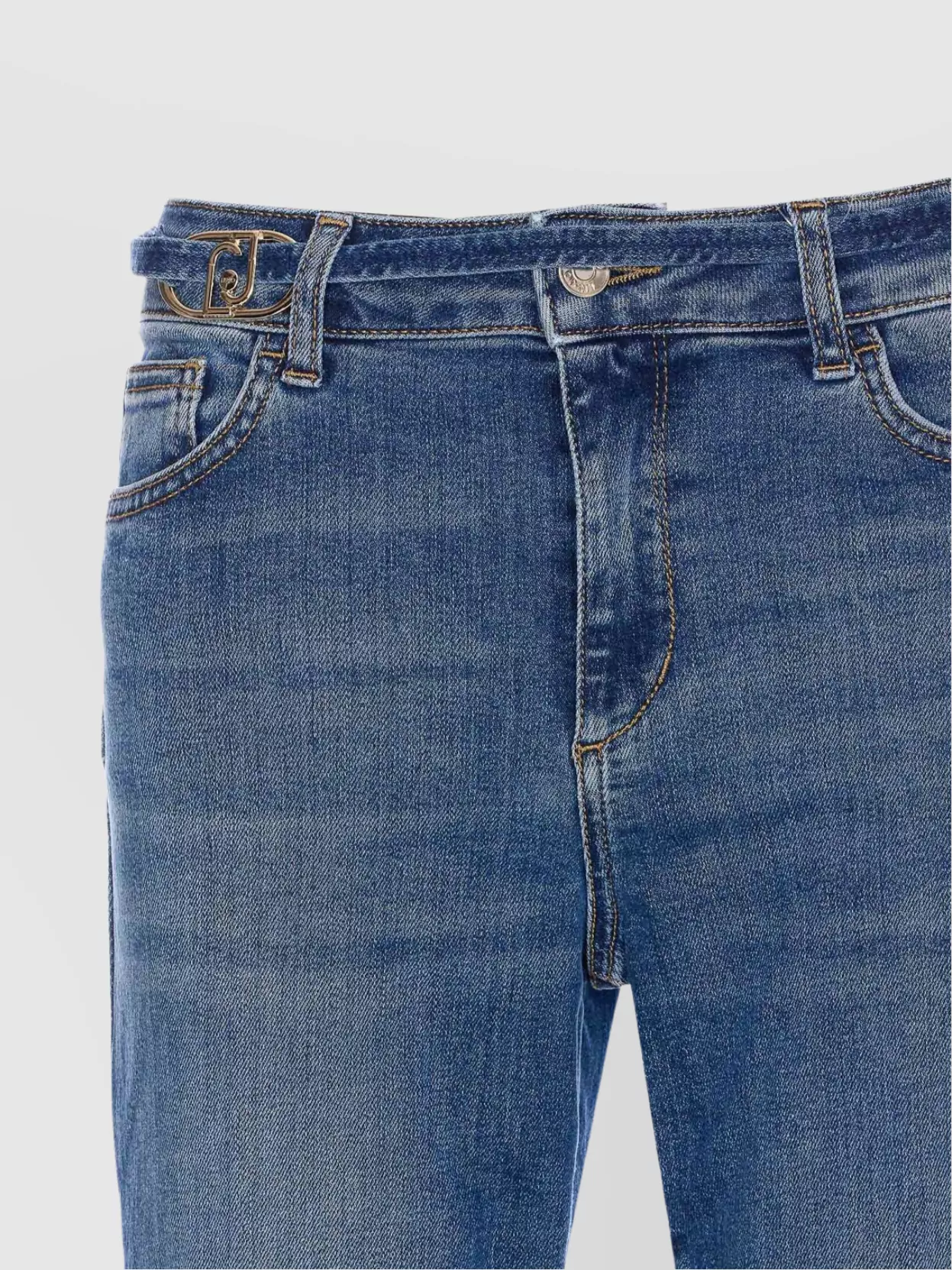 Liu •jo Liu Jo Belted Bootcut Jeans