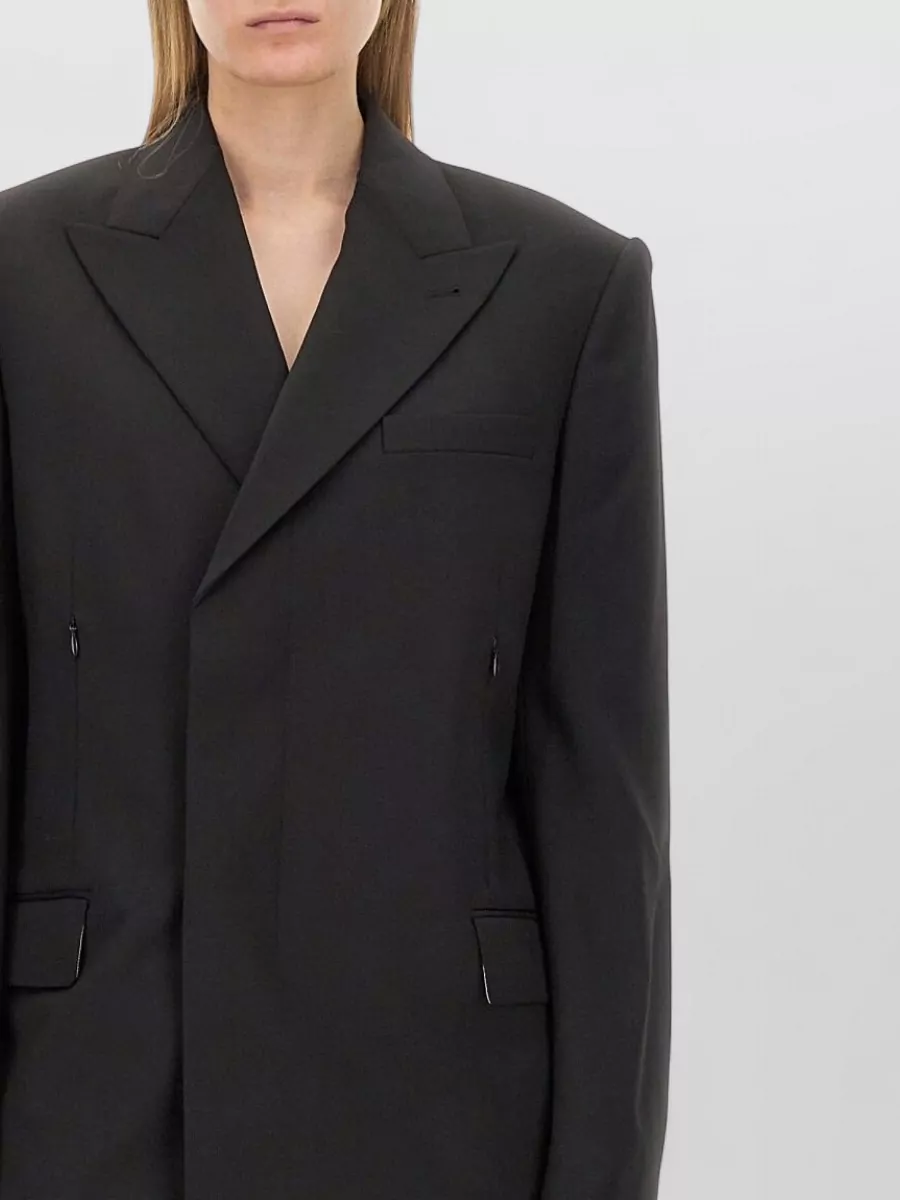 Helmut Lang Virgin Wool Oversized Blazer