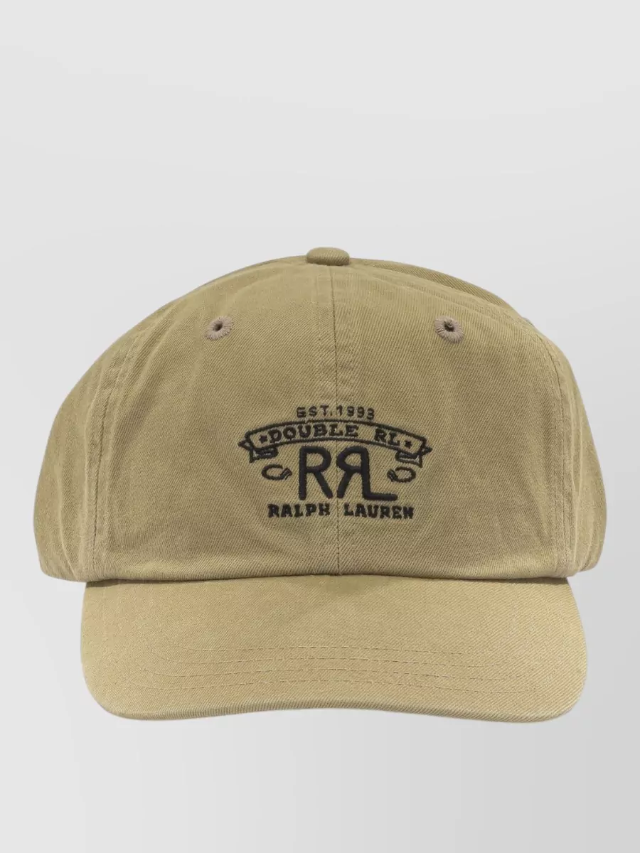 Rrl Baseball Hats Curved Brim Eyelet Ventilation In Burgundy