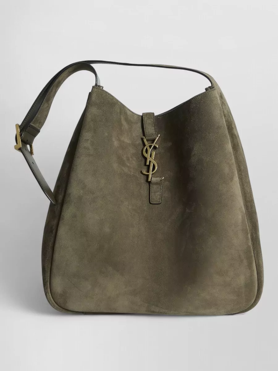 Saint Laurent le 5 à 7 large suede shoulder bag