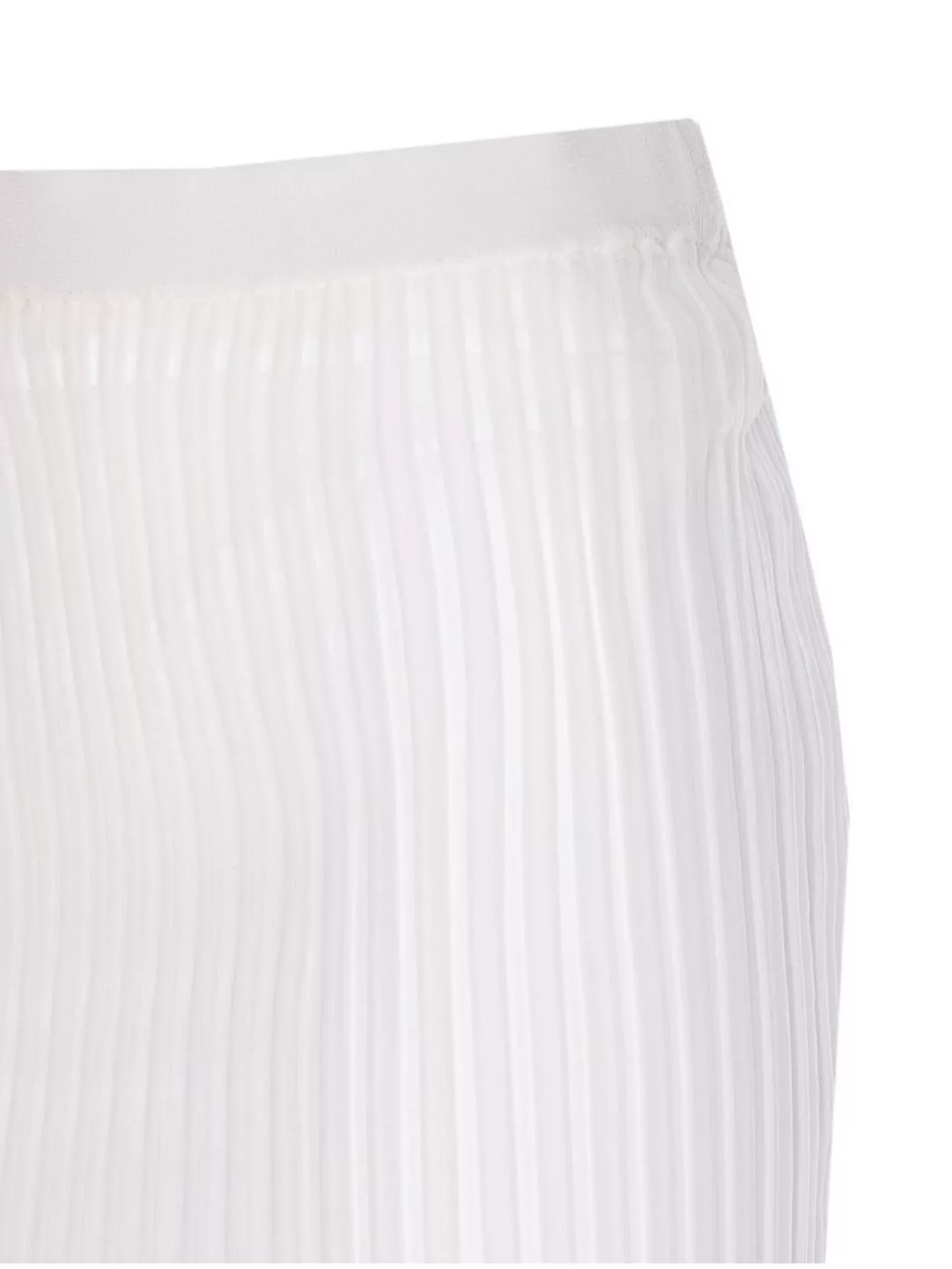 SPORTMAX KNITWEAR CULOTTE MIDI SKIRT WITH SHEER EFFECT 