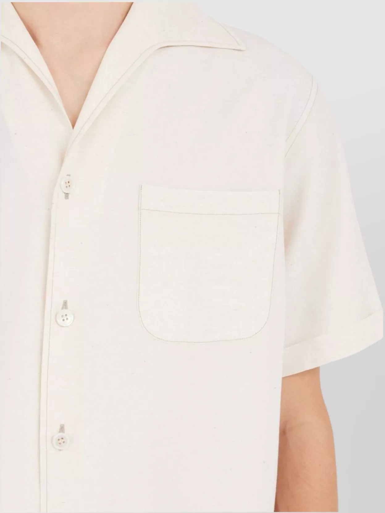 Maison Margiela Cotton Shirt With Spread Collar And Pockets