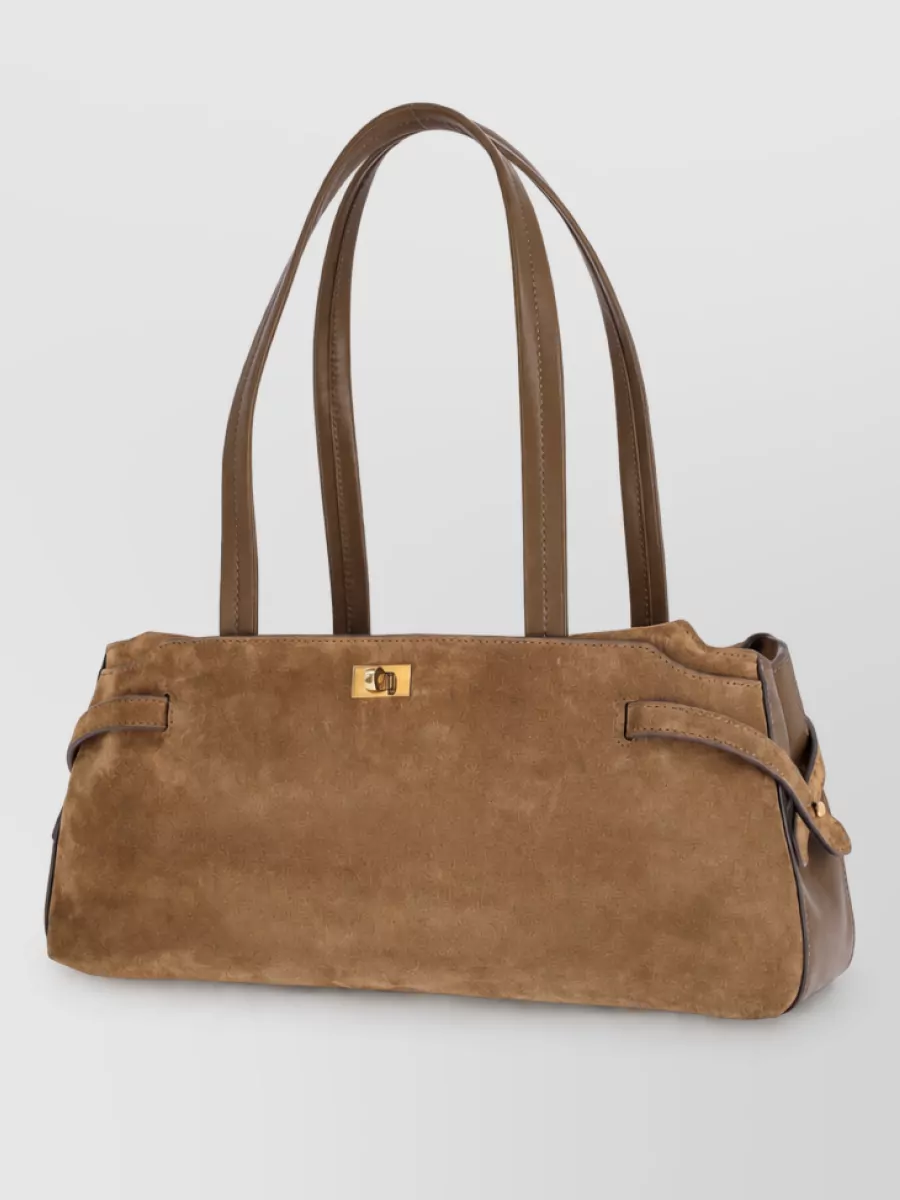 Anya Hindmarch nevis suede tote bag