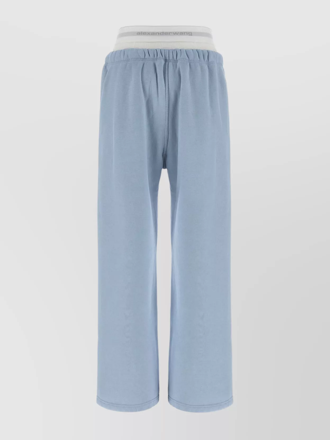 Alexander Wang Wide Leg Joggers With Logo Elastic Waistband